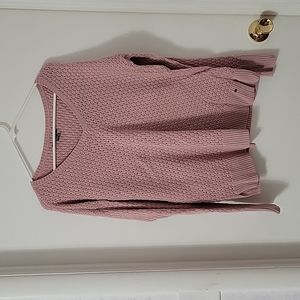 American eagle dusty rose sweater size Med